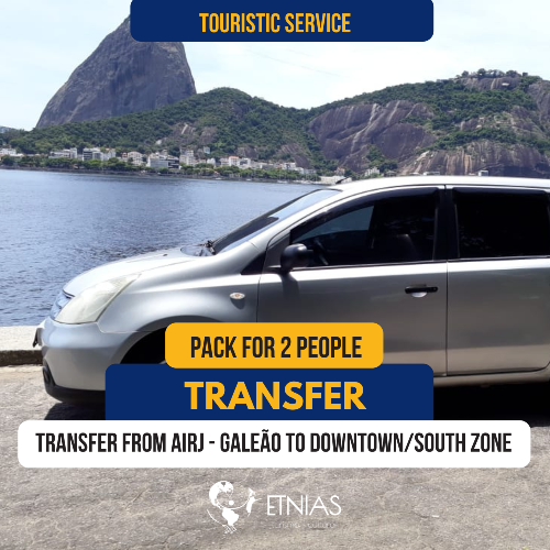 Transfer from/to International Airport Galeão - Pack for 2 People - 1 ride