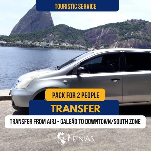 Transfer from/to International Airport Galeão - Pack for 2 People - 1 ride
