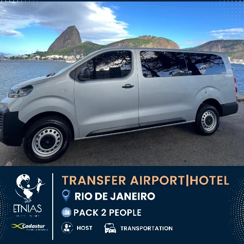 Transfer from/to International Airport Galeão - Pack for 2 People - 1 ride