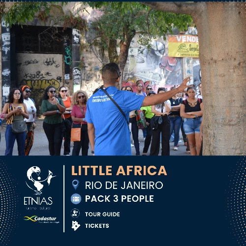 Passeio a pé pela Pequena África - 3 pessoas